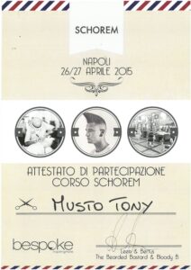 Attestato Schorem · Bespoke: Corso Schorem