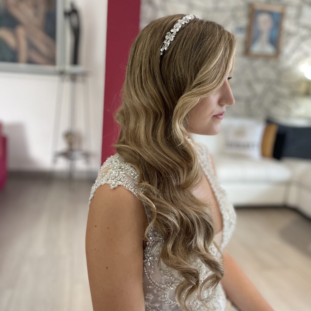 Sposa pronta per la cerimonia